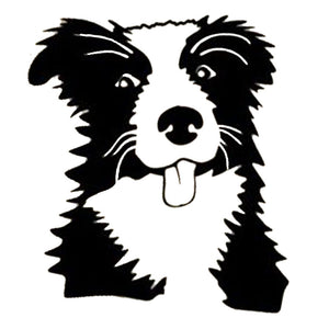 Happy Border Collie Decal for Your Car